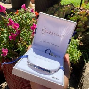 You Are Beautiful bracelet w/ Swarovski Crystals